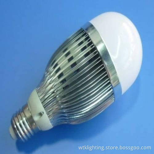 9W E27 B22 LED Bulb, 50,000-hour Lifespan, AC 85-265V, Bridgelux/Epistar/EpiLEDs Chips